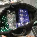 Syhood 1000 Pcs 14mm Colored Dice Bulk 6 Sided Dice Set with 5 Pieces Drawstring Pouches Standard Playing Dices for Teaching Math Learning Board Dices Playing, 10 Color