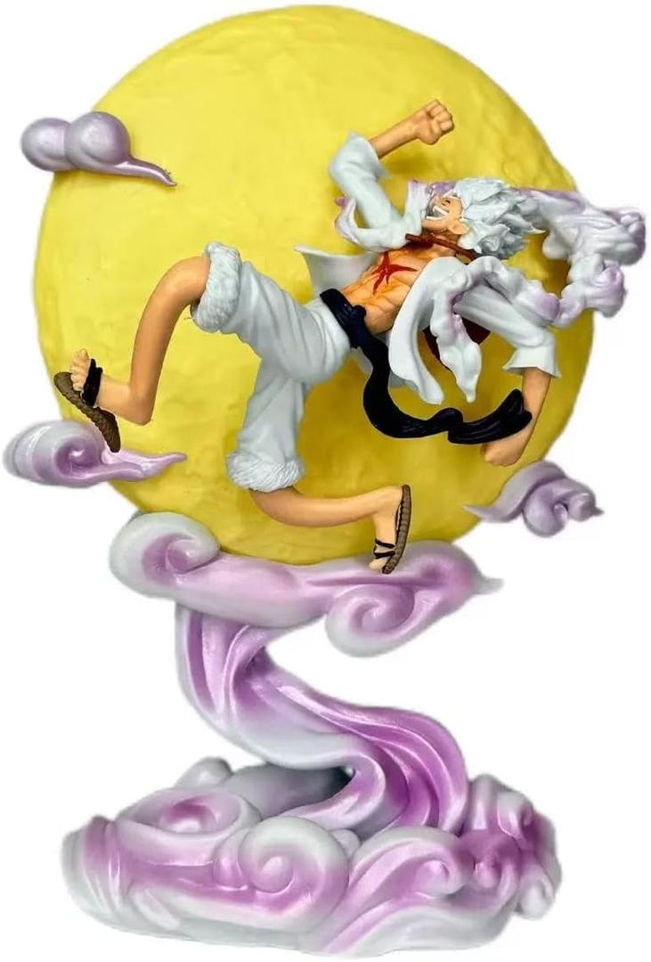 Anime One Piece Figure, Luffy Nika Form, Light-Up Version