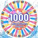 1000Pack Water Balloons, Water Balloons Quick Fill for Kids & Adults, No Tying Needed, Strong & Durable for Outdoor Summer Fun, Water Balloon Fights, Pool Parties