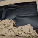 Rough Country All Weather Floor Mats Set for Ford F-150 SuperCrew-Cab (2015-2024) - Custom Fit Rubber F150 Floor Mats, Durable Rubber Truck Mats, Waterproof Truck Floor Mats