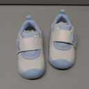 Balabala Toddler Girl Sneakers Walking Shoes Toddler Boy Sneakers Baby Sneakers Running Shoes Lightweight Slip on Sneakers Blue White