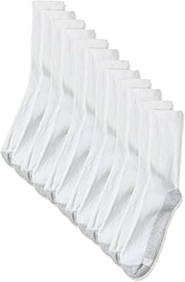 Hanes Men's 6-12 6-Pack Cushion Crew Socks