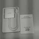 Acer USB C to HDMI Adapter, 4K USB C Hub with 100W PD, USBA 3.0 Port, HDMI to USBC Multiport Digital AV Converter for MacBook Pro/Air, iPad, Tablets, TV, Monitor and More (Silver)