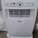 Uhome Portable Air Conditioner, 8000 BTU Compact AC Unit with Cooling, Dehumidifier, Fan, Remote Control and Window Mount Kit Included, White