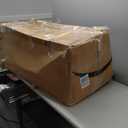 SoBuy Wall Cabinet Laundry Room, Medicine Cabinet for Bathroom Kitchen Garage, 3 Doors Wall Storage Cabinet with Adjustable Shelf, Black FRG231-L-SCH