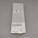 KINGSTONE Silverware Set, 20 Piece Flatware Cutlery Set for 4, 18/ 10 Stainless Steel Silverware Mirror Polished Dishwasher Safe for Home, Restaurant, Wedding, Party(Silver, 20 pieces for 4)