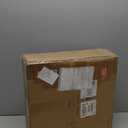 GLAXYFUR Storage Ottoman Cube Folding Footstool PU Leather Storage Bench with Legs, Storage Chest for Living Room, Bedroom, 15.7 x 15.7 x15.7 Inches, Black