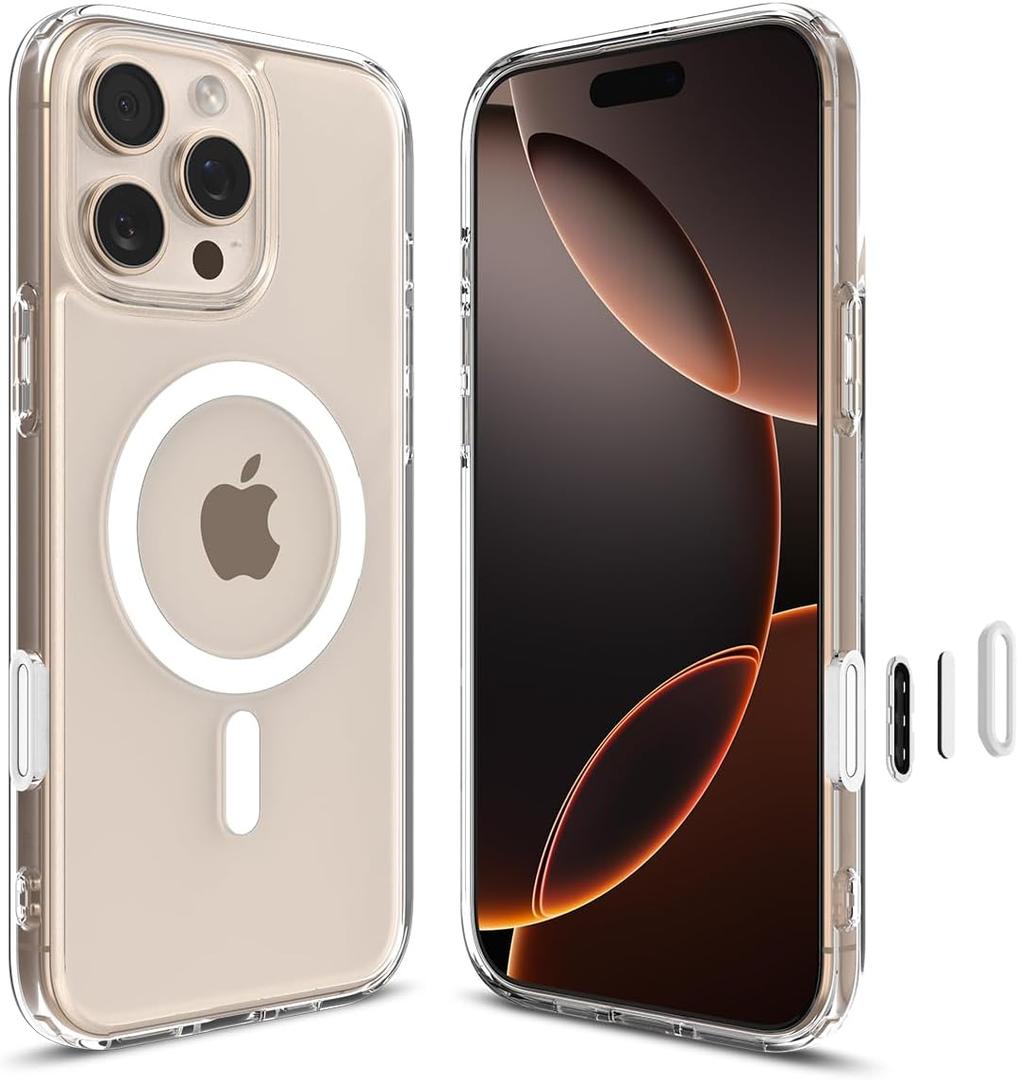 Spigen for iPhone 16 Pro, Ultra Hybrid T MagFit [Camera Control Button] [Compatible with Magsafe] - Clear