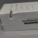 60 Piece Silverware Set for 12, Premium Stainless Steel Flatware Set, Eating Utensil Sets with Steak knives, Cutlery Tableware Service Include Fork Knife Spoon Set, Mirror Polished