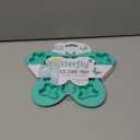 JOIE ~ Butterfly Shaped Silicone Ice Cube Tray-Aqua Blue- BPA Free~12 Cavities