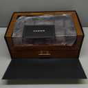 High End Watch Box for Men, 12 Slot Wooden Watch Case With Drawer, Watch Display Box with Glass Lid, 2-Layer Watch Holder for Jewelry and Watch Storage for Men Women , Ideal for Gift (With Gift Box) (Walnut)