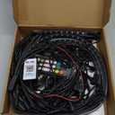 6PCS Golf Cart Underglow LED Light Strip Kit,12-80V,IP65 Waterproof Neon Accent Lighting Kits, Golf Cart Canopy Lights,Glow Neon Underbody Lighting with APP and Remote Control