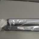 LazBlinds No Drill Zebra Blinds for Windows 36" W x 64" H, Grey