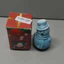 AstraVox Christmas Chew Toys, Indestructible Squeaky Dog Toys for Aggressive Chewers, Tough Dog Chew Toys for Large Medium Dogs Breed with Non-Toxic Natural Rubber (Snowman)