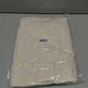 VIMPUNEC Women's Fall Casual Knit Sweaters Oversized Long Sleeve Pullover Top Cozy Chunky Split Hem Jumper (Beige, L)