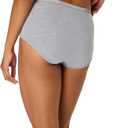 Hanes Women's Underwear Pack, 10-Pack, Full-Coverage Cotton Blend Panties, Moisture-Wicking Underwear for Women (S)