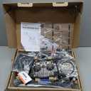 ErGear Dual Monitor Desk Mount up to 40 inches Screens, Max 26.4lbs Capacity Each, Heavy Duty Ultrawide Monitor Arm with USB Ports, Height Adjustable Monitor Stand, VESA 75x75mm or 100x100mm, Black