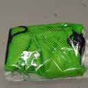 Mesh Drawstring Backpack Bag Multifunction Mesh Bag for Swimming, Gym, Clothes (Fruit Green)