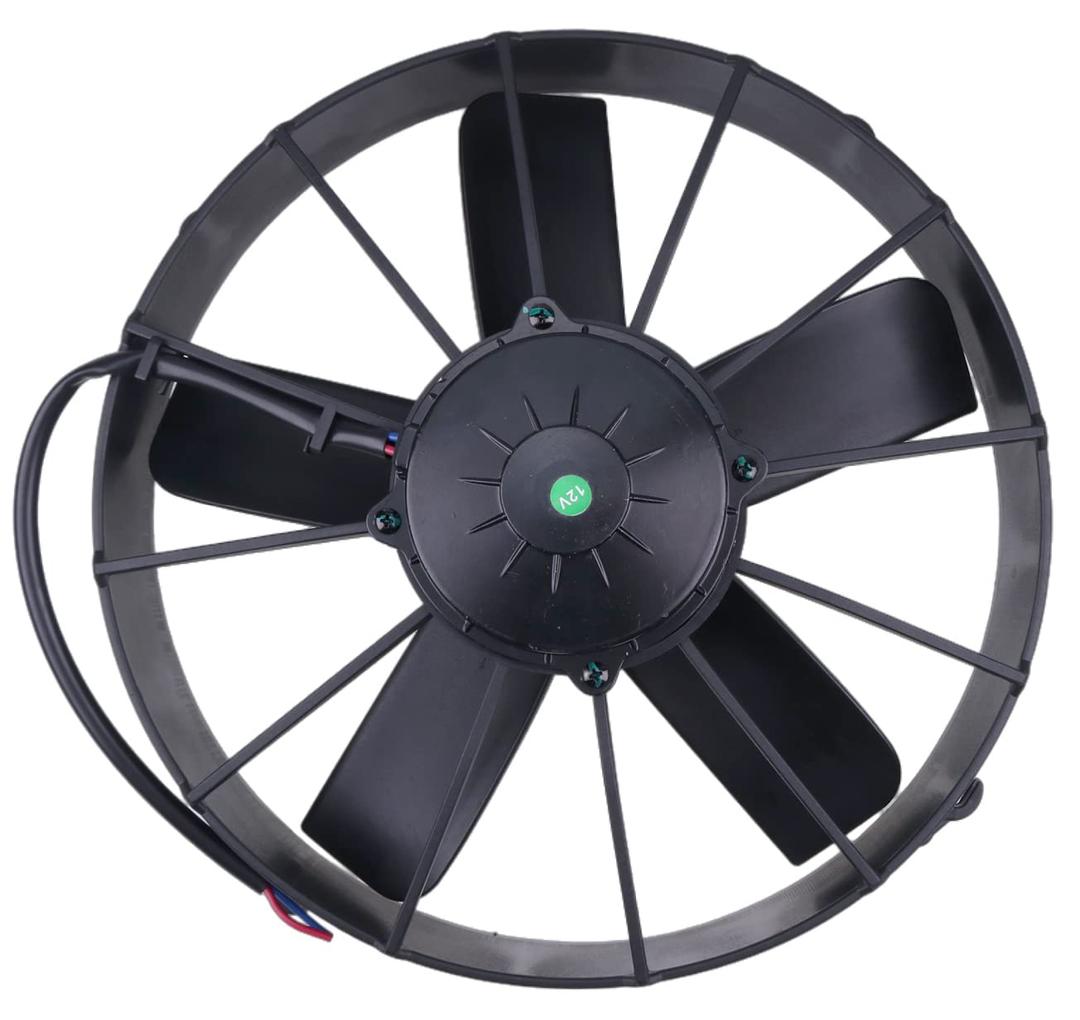 Solarhome New 12 Inch 30102038 VA01-AP70/LL-36A Electric Puller Fan for SPAL 12" P/12V 1640 CFM