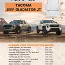 Inflatable Truck Bed Mattress for Tacoma Truck Air Mattress 5ft-5.5ft for Mid-Size Pickup with Detachable Tailgate Extension, Honda Ridgeline Jeep Gladiator JT,Space-Optimized Design, Built in Pump