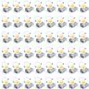 Ensenior 48 Pack 4 Inch LED Recessed Light, Dimmable, 2700K-5000K 5CCT, 750LM High Brightness, 9W 120V, Damp Rated, Ultra-Thin Canless Wafer Ceiling Light - ETL & FCC & IC