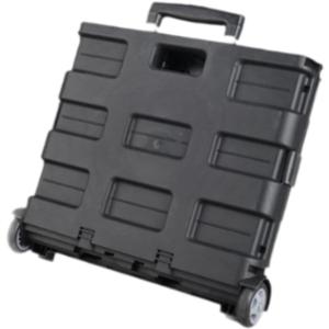 Foldable Storage Bin with Wheels & Pull Handle, Large 65L Rolling Crate for Camping, Clothes, Books, and Miscellaneous Items