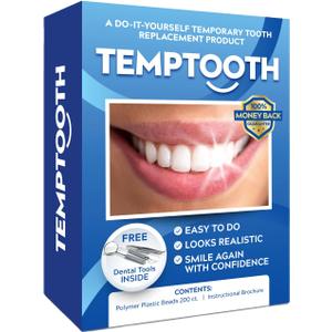 Temptooth #1 Seller Trusted Patented Temporary Tooth Replacement Product