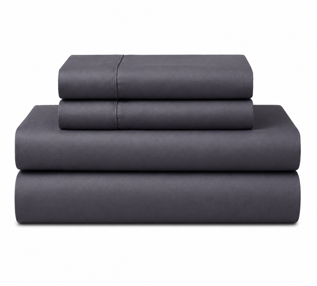 Simple Soft Bedding Set Chemical Fiber Fine Craftsmanship for Home and Business Hotel Use Modern Style Sheet Set (US King Size)