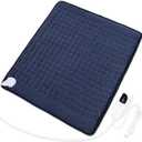 Heating Pad-Electric Heating Pad for Back,Neck,Abdomen,Moist Heated Pad for Shoulder,Knee,Hot Pad for Arms and Legs,Dry&Moist Heat & Auto Shut Off(Dark Blue, 12''24') (20" x 24")