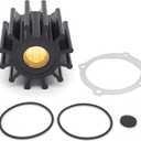 21213664 Sea Water Pump Impeller Kit Replace Vol-vo Penta 3.0-8.1 L V6 & V8 Gas Stern Drive Indmar Inboard Engines 2005 and Newer Replace 21700445 Sierra 18-3306