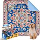 2 Pack Washable Pee Pads for Dogs, Reusable Fast Absorbent Puppy Pads, Non-Slip Waterproof Potty Pet Mat for Training, Whelping, Housebreaking, Incontinence, Playpen, Bed, Sofa, 36" x 36"