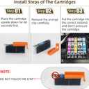 280XL 281XL PGI-280XXL CLI-281XXL Ink Cartridges Compatible with Canon PIXMA Printers TS702 TS702a TR8620 TR8620a TR7520 TS6320 TS9520a