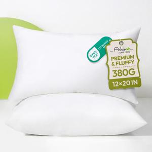Ashler 12x20 Throw Pillow Inserts, Set of 2
