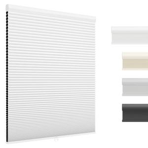 UNISHADES Blackout Cordless Cellular Shades, 57 5/8" W × 64" H White