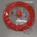 Microwave Splatter Cover Glass Splatter Guard Lid with Collapsible Silicone for Small Bowls Food Plate Cover 9 inch Red (8.5 inch)