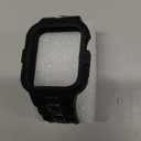 GELISHI Bands Compatible for Apple Watch Band 41mm 40mm 38mm, Men Sport Rugged Band with Protective Case for Watch Series 9 8 7/Series 6 SE 5 4 3, Carbon Fiber/Black