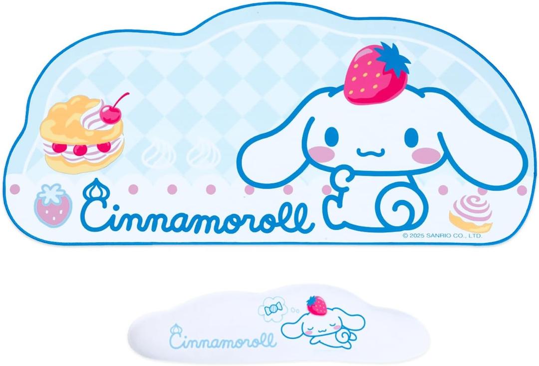 Anime Dog Mouse Pad Wrist Rest Support Set, Non-Slip Desk Mat and Memory Foam Cloud Wrist Rest for Keyboard and Mouse, Perfect for Gaming or Home Office Work - DEG