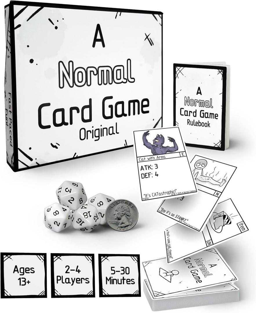 Original Edition Battle Royale Strategy Card Game for Ages 13+, 2-4 Players, Portable Party Game for Families and Groups