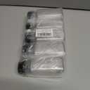 Goiio 5 Pieces 6 Ounce Plastic Juice Bottles, Clear Bulk Beverage Containers, for Smoothies, Juice Milk and Homemade Beverages