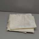 Romanstile Jacquard Rectangle Tablecloth, Waterproof Elegant Damask Rose Floral Pattern Table Cloth, Washable Decorative Polyester Table Cover for Kitchen/Dining/Parties - Ivory, 60 x 104 Inch