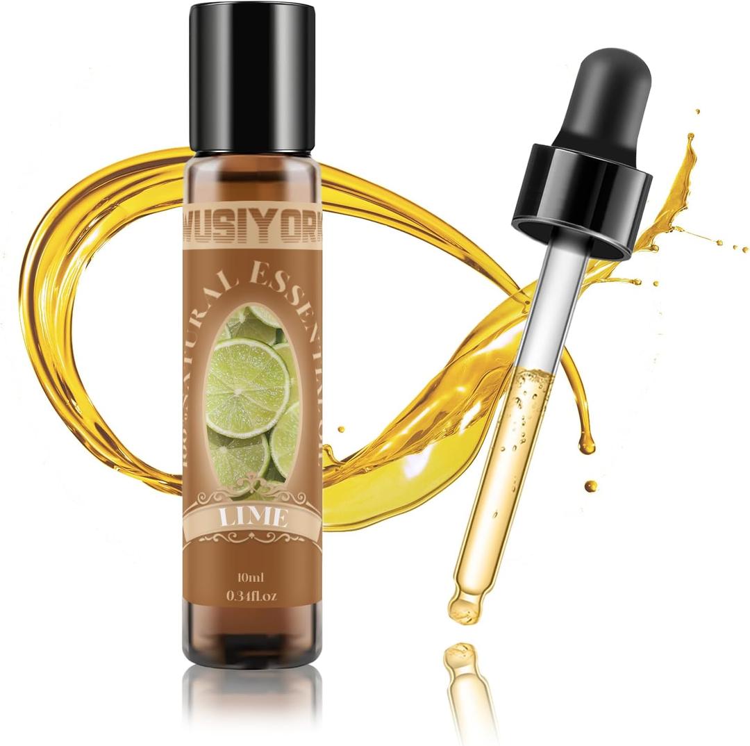 Lime Essential Oil for Aromatherapy Diffuser, 10ml 0.34oz