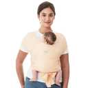 Momcozy Baby Carrier AirMesh - The Perfect Summer Sling for Newborns to Toddler 8-35 lbs - Cooling Fabric Baby Wrap, Lightweight, Ergonomic, and Easy to Wear, Light Beige