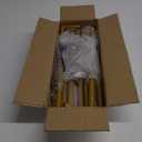 Over The Table Rod Stand with Clamps Adjustable 31"-110'' Length 31"-64" Height Gold Table Balloon Arch Stand with Storage Bag, For Halloween Christmas Party Wedding Anniversary Decoration