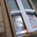 DreamLine Infinity-Z 44-48 in. W x 72 in. H Semi-Frameless Sliding Shower Door, Frosted Glass in Brushed Nickel