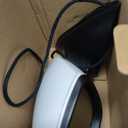 Left Driver Side Mirror Compatible With 2009 2010 2011 2012 2013 2014 2015 2016 2017 VW Tiguan With Manual Folding Power Glass Heated Turn Signal White Replace#5N1857507P9 B9(6Pins)