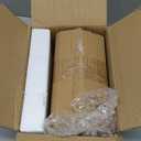 NIKKY HOME Tulip Taper Candle Holders Set of 2, Vintage Elegant Flower Shaped Metal Candlestick for Table Centerpieces, Spring Wedding Decor and Dinner Party, White & Green