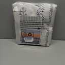 BGment Boho Curtains for Bedroom - Bohemain Grey Semi Sheer Curtains 72 Inch Length Light Filtering Grommet Window Drapes for Farmhouse Living Room, Each 52 Inch Wide, 2 Panels Set