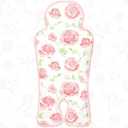 Pinkunn Gel Car Seat Baby Cooling Pad for Summer Breathable Stroller Cooler Pad Multifunctional Carseat Cooling Mat for Baby Child Dining Chair Safety Seat Stroller(Pink,Flower)