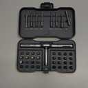 42 in 1 Magnetic Screwdriver Set, DIY Ratchet Screwdriver Set, Multi-Bit Magnetic Drive Set with Detachable Ratchet Handle, Portable Gray Repair Tool Kit for Bicycles, Bicycles, Computers as Gifts