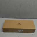 Double Curtain Rods 32 to 115 Inches, HOTOZON Blackout Double Curtain Rods for Windows 83 to 111 Inches (6.9-9.25 ft), 6/8 Inches Wrap Around Room Darkening Telescoping Drapery Rod, Black